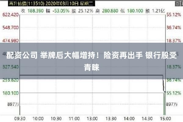 配资公司 举牌后大幅增持！险资再出手 银行股受青睐